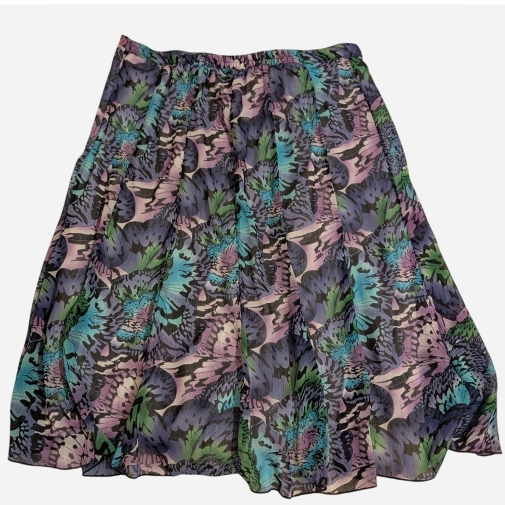 Pre-owned Floral Patterned Women's Skirt - Picture 2 of 7